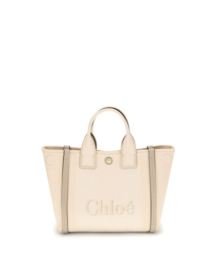 Chloé Beige Cotton Handbag