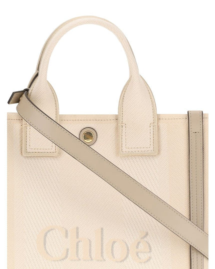 Chloé Beige Cotton Handbag