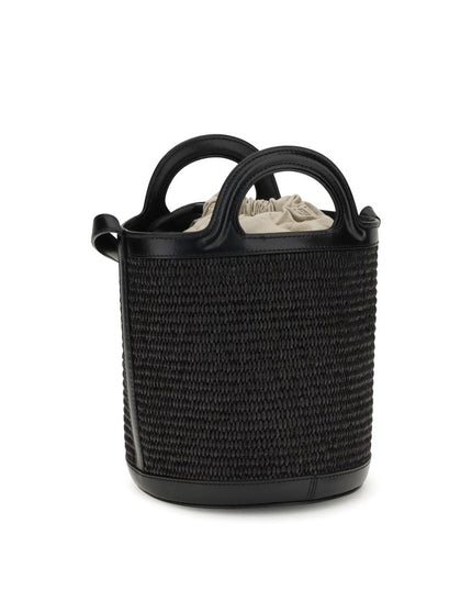 Marni Black Cotton Backet Bag