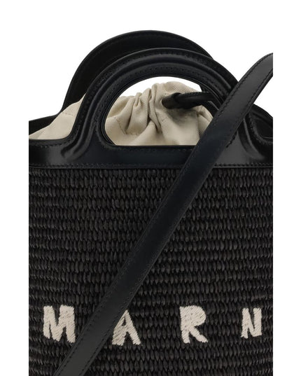Marni Black Cotton Backet Bag