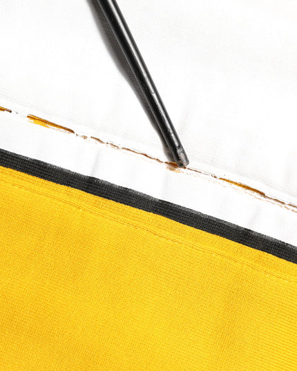 Dolce & Gabbana Yellow Print Cotton Drawstring Jogger Pants