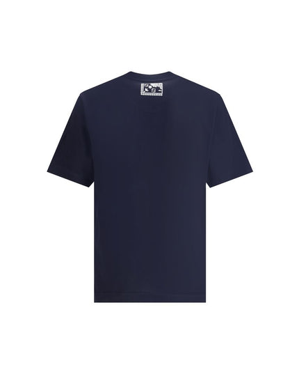 Fendi Blue Cotton T-Shirt