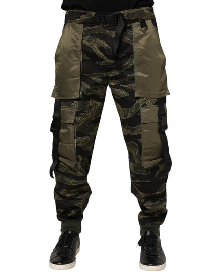 Dolce & Gabbana Multicolor Cargo Camouflage Pants
