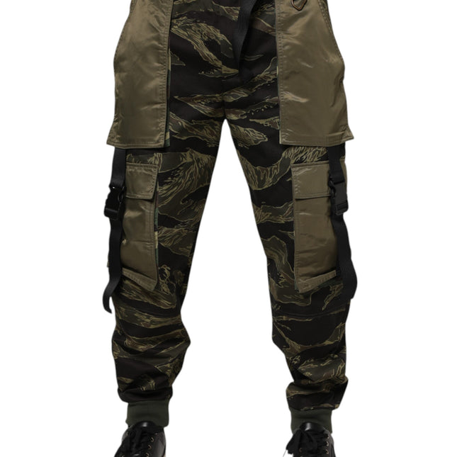 Dolce & Gabbana Multicolor Cargo Camouflage Pants