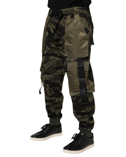 Dolce & Gabbana Multicolor Cargo Camouflage Pants