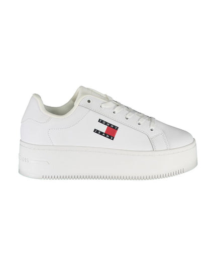 Tommy Hilfiger Bianco Leather Women Sneaker