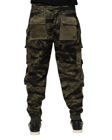 Dolce & Gabbana Multicolor Cargo Camouflage Pants