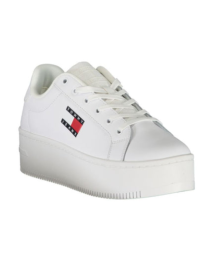 Tommy Hilfiger Bianco Leather Women Sneaker