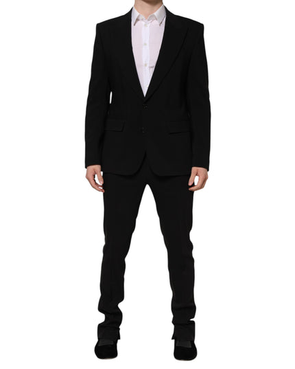 Dolce & Gabbana Black MARTINI Single Breasted 2 Piece Suit