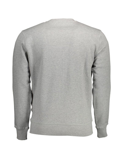 North Sails Gray Cotton Men Sweater
