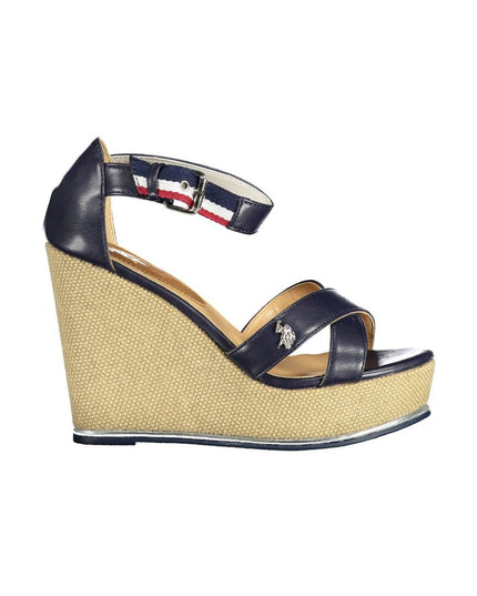 U.S. POLO ASSN. Blue Cotton Sandal