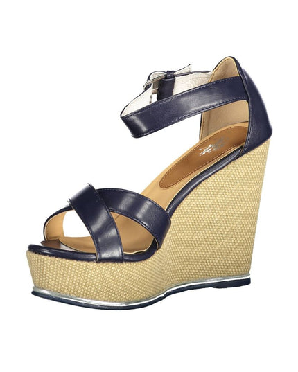 U.S. POLO ASSN. Blue Cotton Sandal