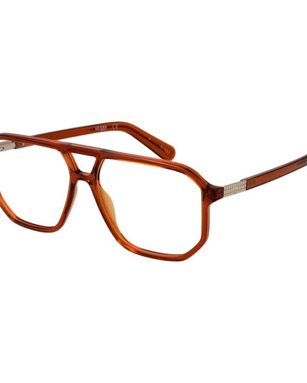 Guess Brown Plastic & Metal Glasses (Frames)