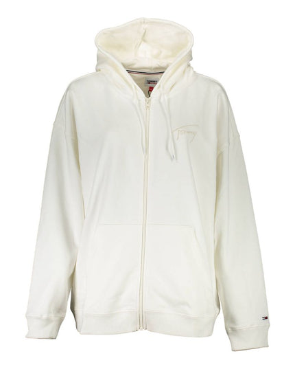 Tommy Hilfiger White Cotton Women's Hoodie