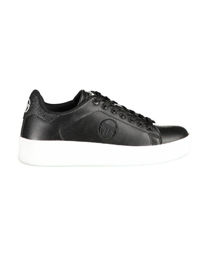 Sergio Tacchini Black Polyester Sneaker