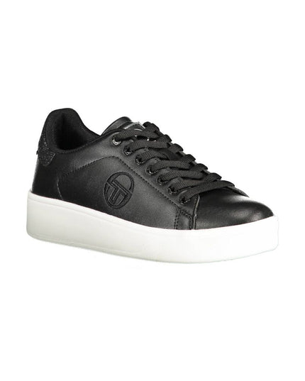 Sergio Tacchini Black Polyester Sneaker