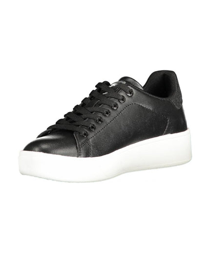 Sergio Tacchini Black Polyester Sneaker