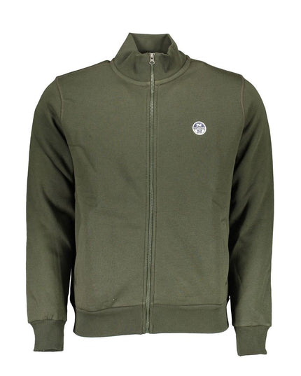North Sails Green Cotton Men Sweater