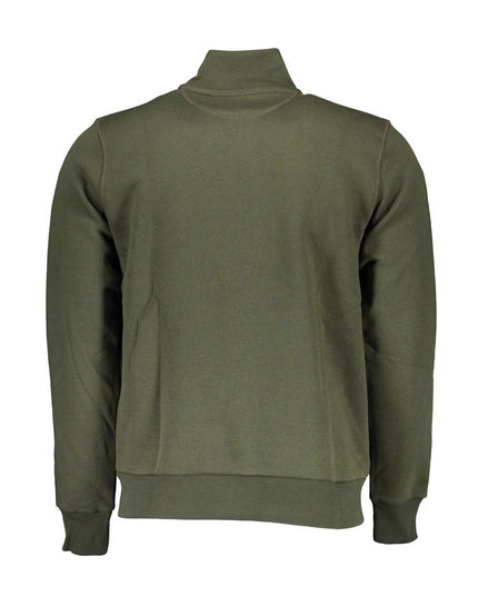 North Sails Green Cotton Men Sweater