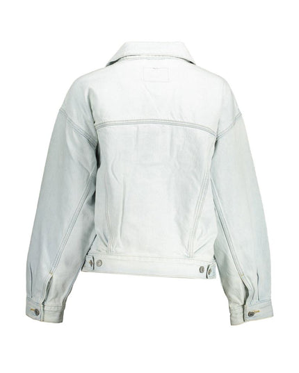 Levi's Blue Cotton Jackets & Coat