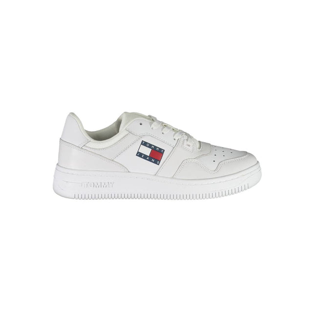 Tommy Hilfiger White Polyester Sneaker