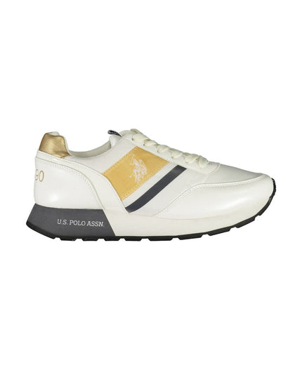 U.S. POLO ASSN. White Polyester Sneaker