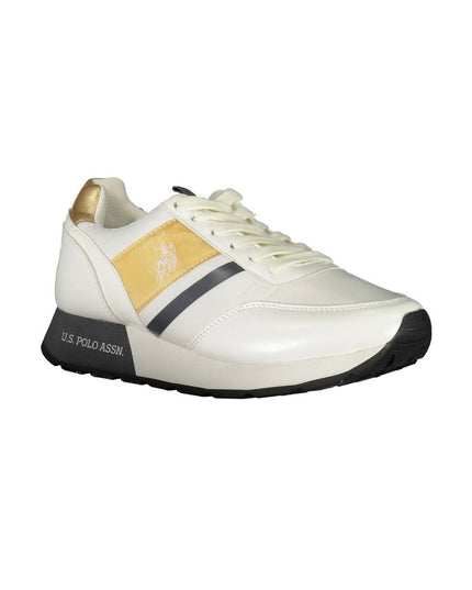 U.S. POLO ASSN. White Polyester Sneaker