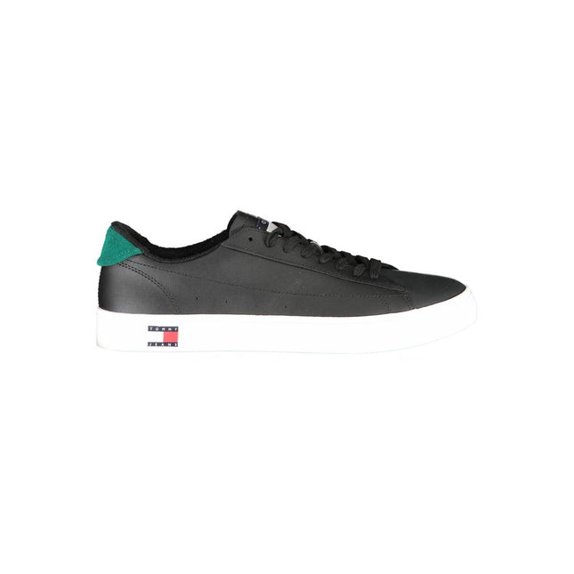 Tommy Hilfiger Black Polyester Sneaker
