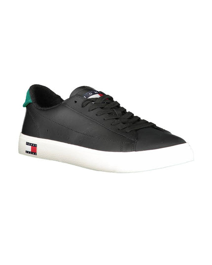 Tommy Hilfiger Black Polyester Sneaker