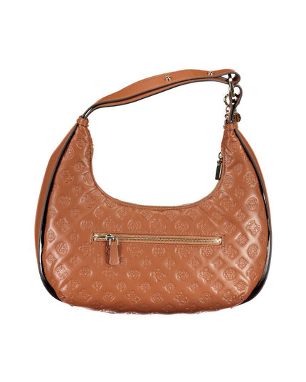 Guess Jeans Brown Polyethylene Handbag