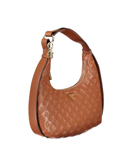 Guess Jeans Brown Polyethylene Handbag