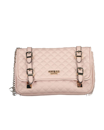 Guess Jeans Pink Polyethylene Handbag
