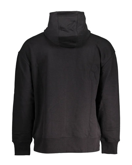Tommy Hilfiger Black Cotton Men Sweater