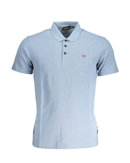 Napapijri Blue Cotton Polo Shirt