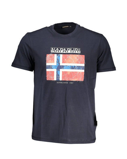 Napapijri Blue Cotton T-Shirt