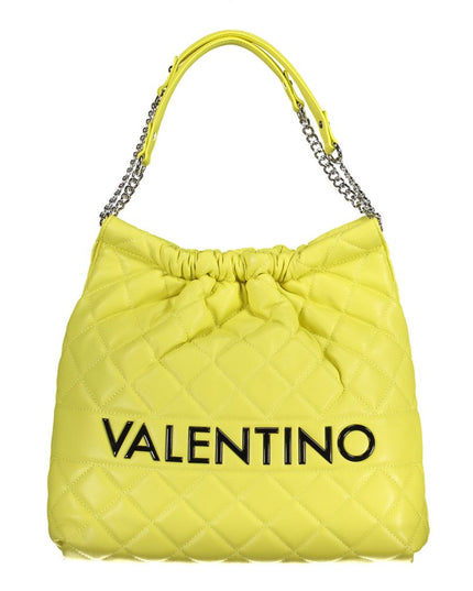 Mario Valentino Yellow Polyethylene Handbag