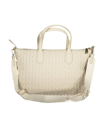 Mario Valentino White Polyethylene Handbag