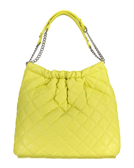Mario Valentino Yellow Polyethylene Handbag