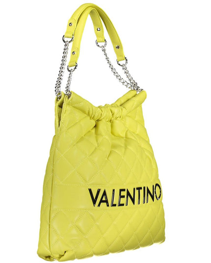 Mario Valentino Yellow Polyethylene Handbag