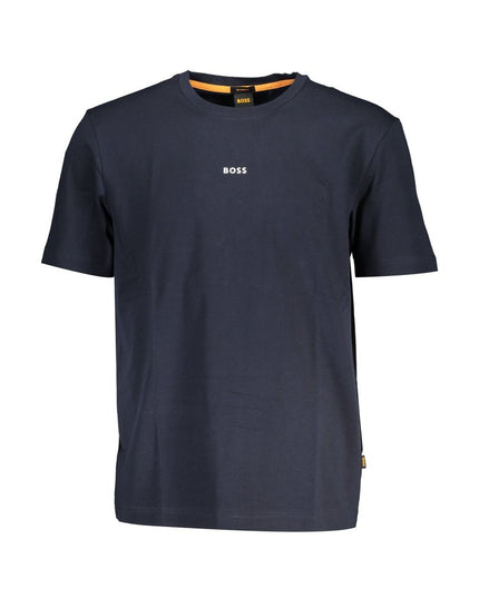 Hugo Boss Blue Cotton T-Shirt