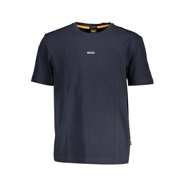 Hugo Boss Blue Cotton T-Shirt