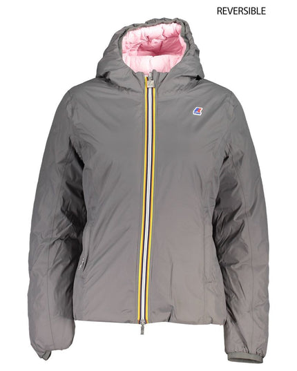 K-WAY Gray Polyamide Jackets & Coat