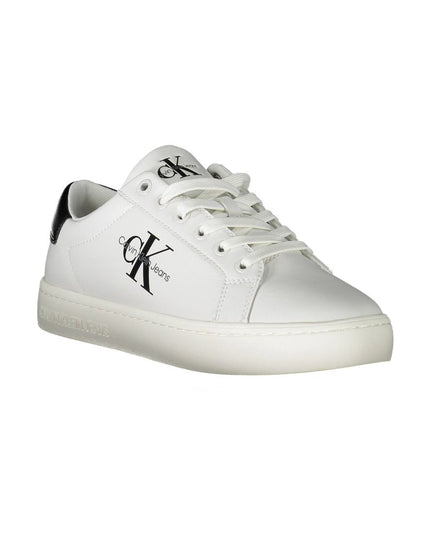 Calvin Klein White Polyester Sneaker