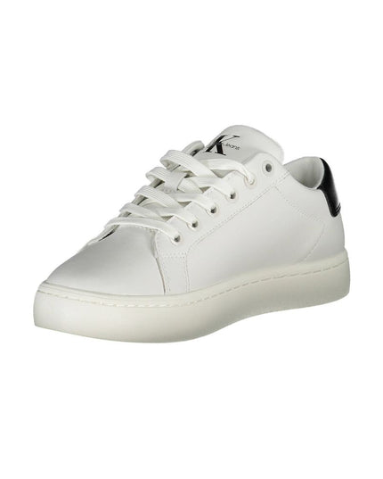 Calvin Klein White Polyester Sneaker