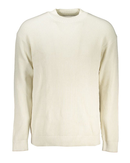 Calvin Klein White Cotton Sweater