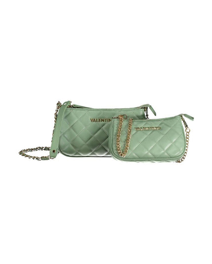 Mario Valentino Green Polyethylene Handbag