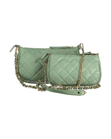 Mario Valentino Green Polyethylene Handbag