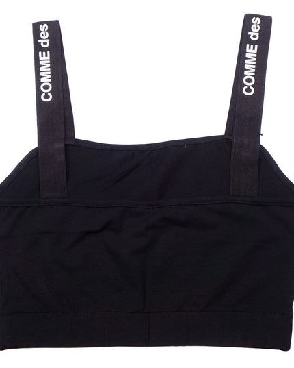 Comme Des Fuckdown Black Cotton Women Top