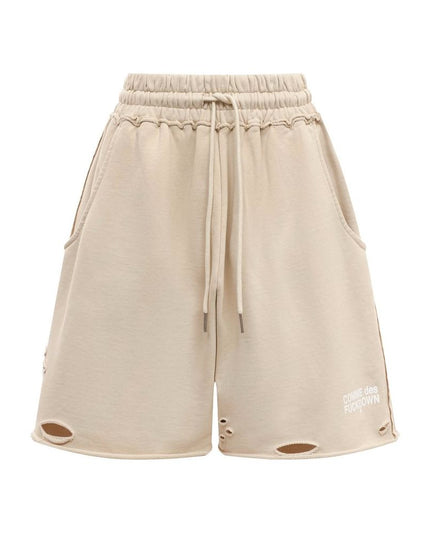 Comme Des Fuckdown Beige Cotton Short