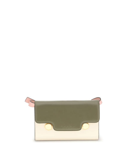 Marni Multicolor Calf Leather Bos Taurus Shoulder Bag